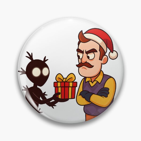 Item preview, Suspicious Holiday Gift – Hello Neighbor Fan Art designed and sold by VickeeOfficial.