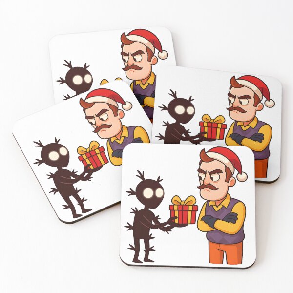 Item preview, Suspicious Holiday Gift – Hello Neighbor Fan Art designed and sold by VickeeOfficial.