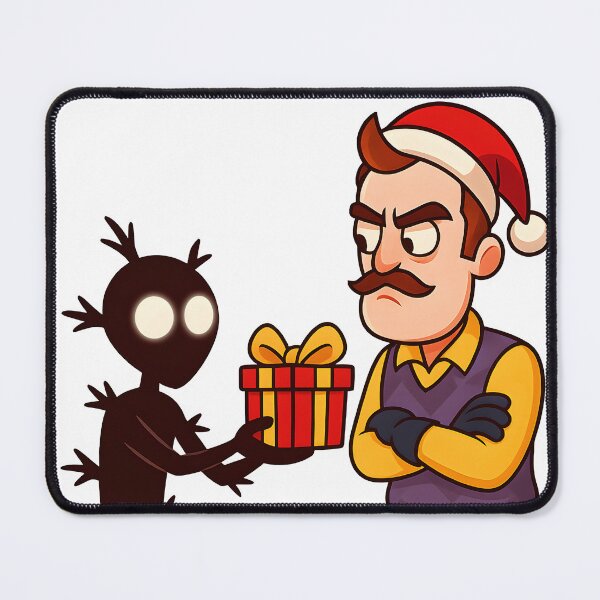 Item preview, Suspicious Holiday Gift – Hello Neighbor Fan Art designed and sold by VickeeOfficial.