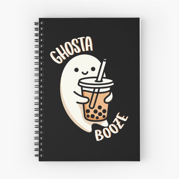 Item preview, GHOSTA Booze – Silly Boozy Bubble Tea Halloween Fun designed and sold by Taans-Creation.