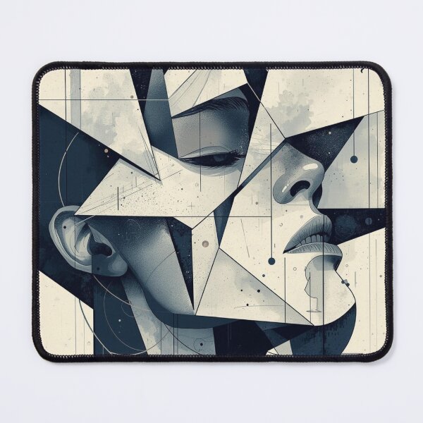 Item preview, Fragmented Geometric Portrait designed and sold by Harmonic_Layers.