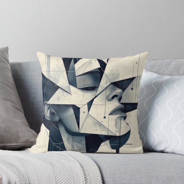 Item preview, Fragmented Geometric Portrait designed and sold by Harmonic_Layers.