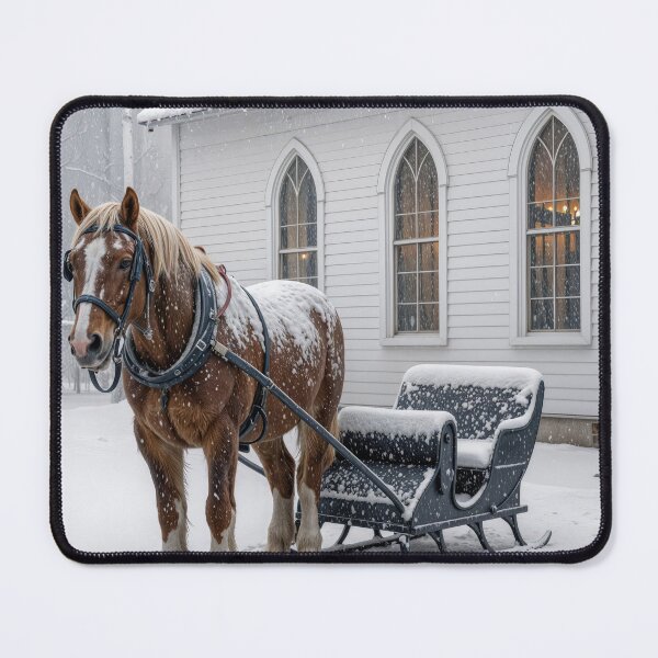Item preview, Horse and Sleigh in a Snowstorm designed and sold by Maria Dryfhout.