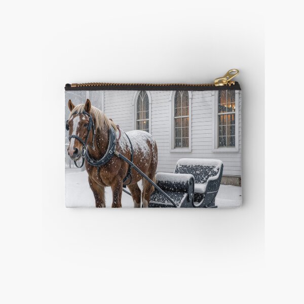 Item preview, Horse and Sleigh in a Snowstorm designed and sold by Maria Dryfhout.