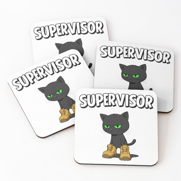 Item preview, Supervisor Cat designed and sold by EastEndTownie.