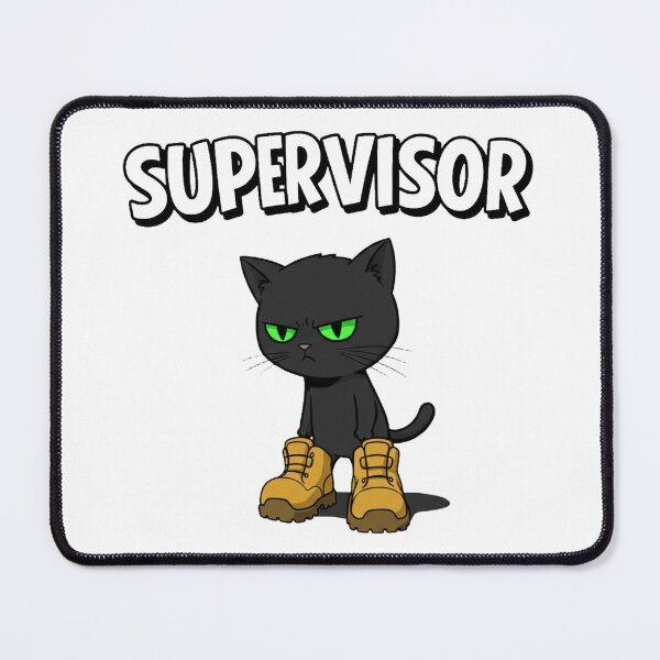 Item preview, Supervisor Cat designed and sold by EastEndTownie.