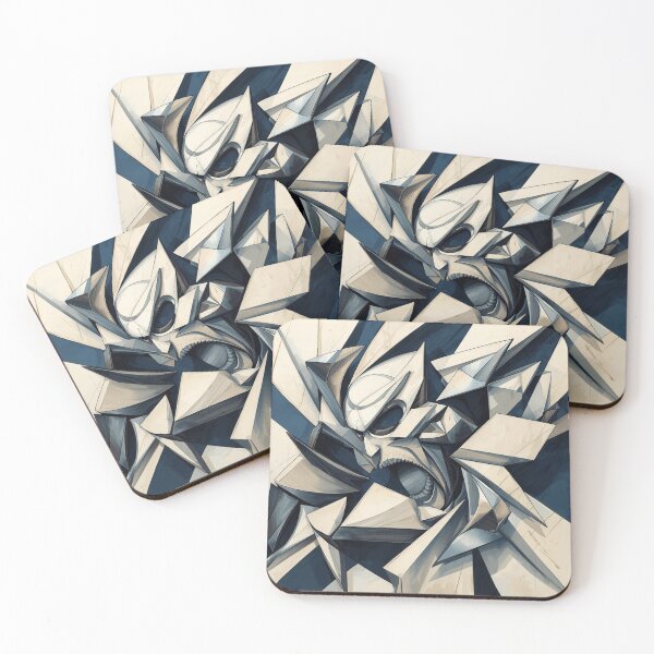 Item preview, Shattered Cubist Screaming Figure designed and sold by Harmonic_Layers.