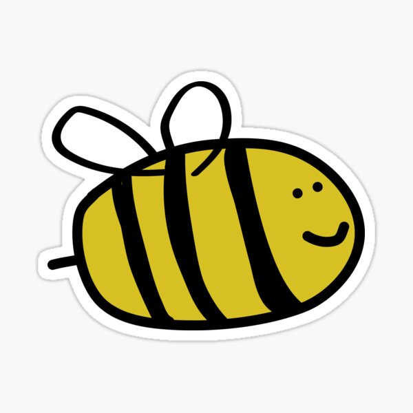 Bee happy Sticker