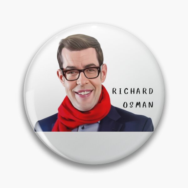 Item preview, Richard Osman British TV Personality,Minimalist Portrait T-Shirt ,quiz show fan. designed and sold by I​ AM​ O.J.A ..
