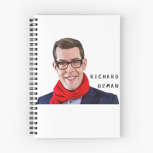 Item preview, Richard Osman British TV Personality,Minimalist Portrait T-Shirt ,quiz show fan. designed and sold by I​ AM​ O.J.A ..