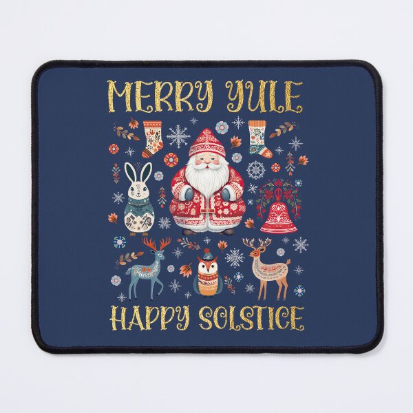 Item preview, Merry Yule Winter Solstice Santa - Nordic Folk Art Scandinavian Christmas designed and sold by Pingestre.