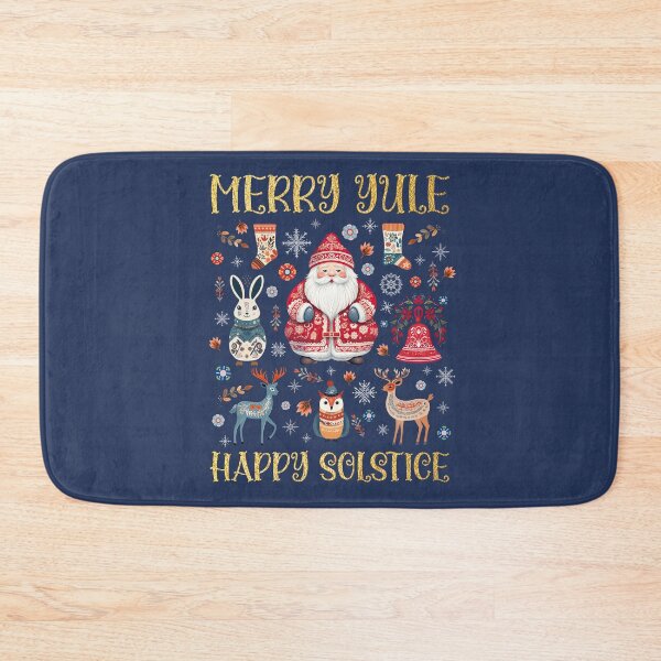 Item preview, Merry Yule Winter Solstice Santa - Nordic Folk Art Scandinavian Christmas designed and sold by Pingestre.
