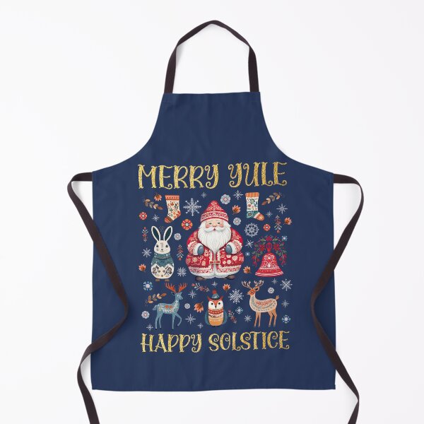 Item preview, Merry Yule Winter Solstice Santa - Nordic Folk Art Scandinavian Christmas designed and sold by Pingestre.