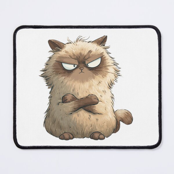 Item preview, Annoyed Fluffy Cat designed and sold by EastEndTownie.