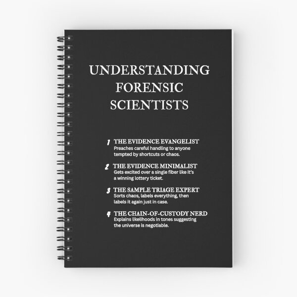 Item preview, Forensic Scientist Joke Design – Understanding Edition – Black designed and sold by PsyFlow35.