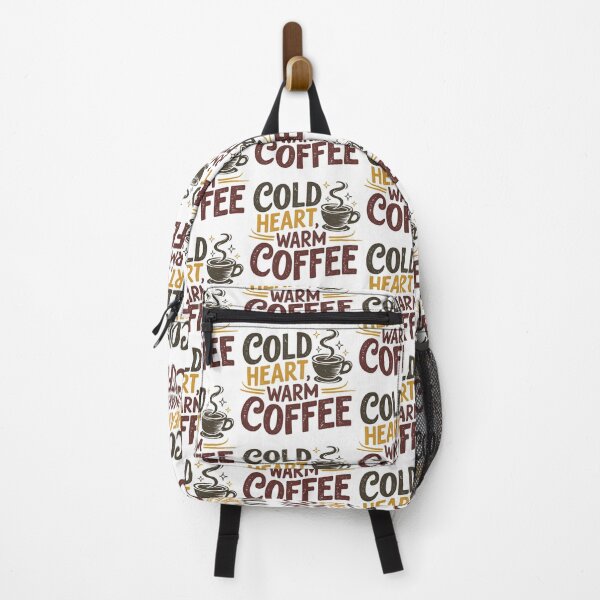 Item preview, Cold Heart Warm Coffee – Funny Coffee Quote Vintage Typography designed and sold by Lulunza.