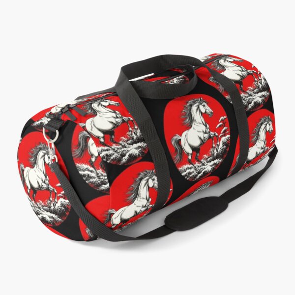 Item preview, Galloping Horse in a Red Circle. Japanese Art designed and sold by PeasyEasy.
