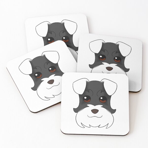 Item preview, Black Schnauzer White Snout Ears designed and sold by OliRoseArt.