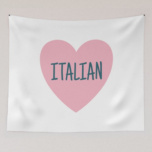 Item preview, Love Italian heart design designed and sold by Think4Prints.