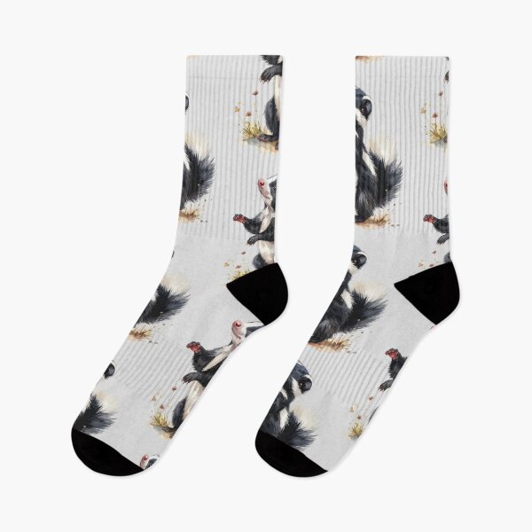 Item preview, Young skunk standing on its hind legs designed and sold by LiskoDesign.