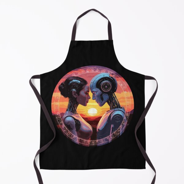 Item preview, Robot Lovers. Robot Love. Humanoids in Sunset designed and sold by PeasyEasy.