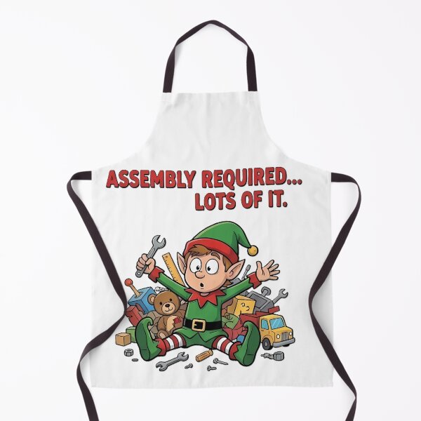 Item preview, Assembly Required Lots of It | Funny Christmas Elf & Parenting Humor designed and sold by Chaos & crew.