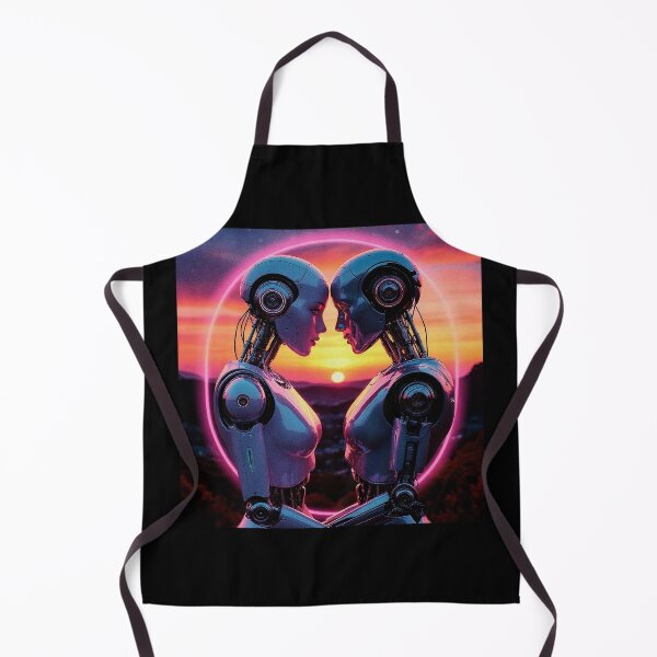 Item preview, Robot Love. Robot lovers. Humanoids in Sunset designed and sold by PeasyEasy.