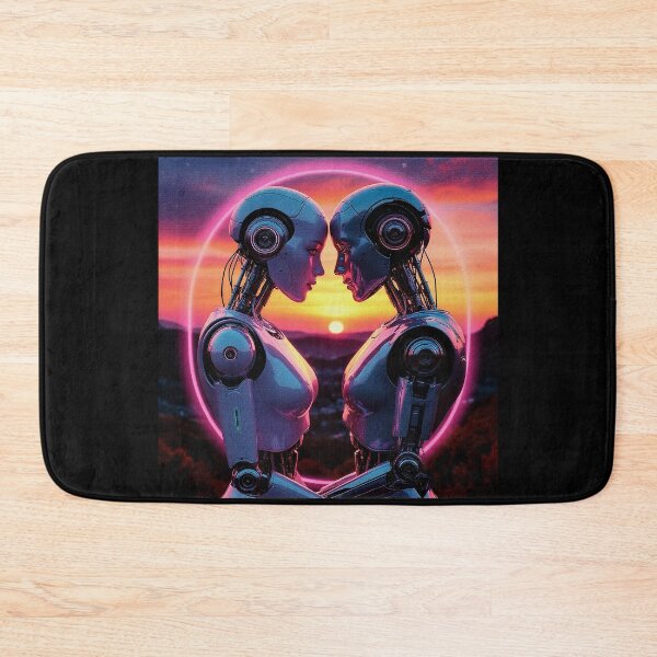 Item preview, Robot Love. Robot lovers. Humanoids in Sunset designed and sold by PeasyEasy.