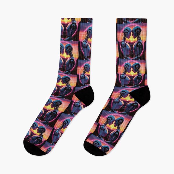 Item preview, Robot Love. Robot lovers. Humanoids in Sunset designed and sold by PeasyEasy.