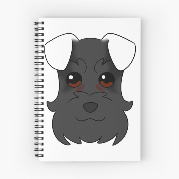 Item preview, Black Schnauzer White Ears Tear Stains designed and sold by OliRoseArt.
