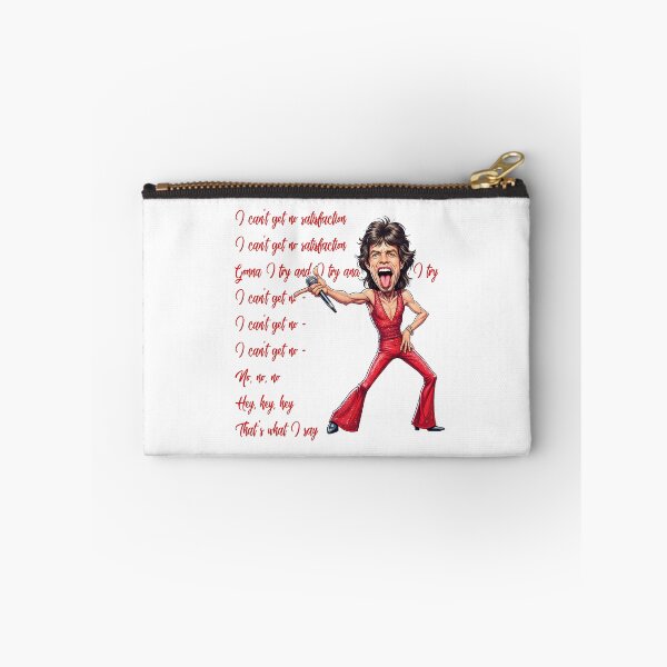 Item preview, Funny caricature Mick Jagger (I Can't Get No) Satisfaction designed and sold by vectorlove.