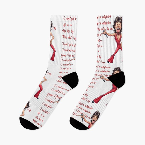 Item preview, Funny caricature Mick Jagger (I Can't Get No) Satisfaction designed and sold by vectorlove.