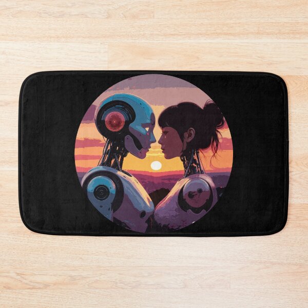 Item preview, Female Robot Lovers. Robot Love. Humanoids in Sunset designed and sold by PeasyEasy.