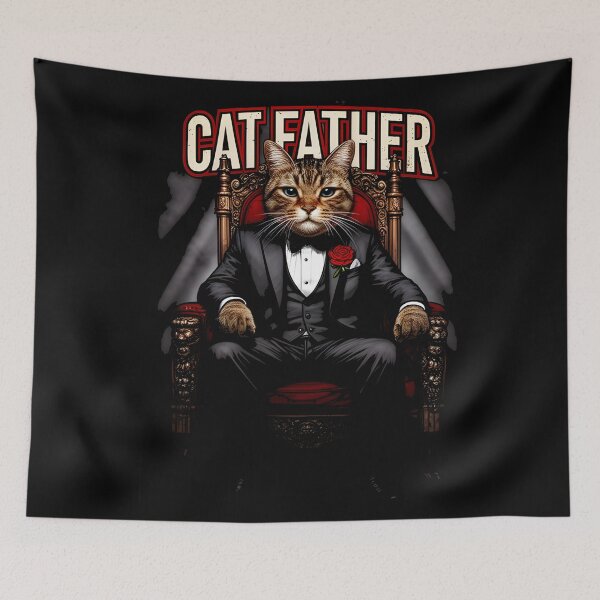 Item preview, cat father  designed and sold by Uglyandcute.