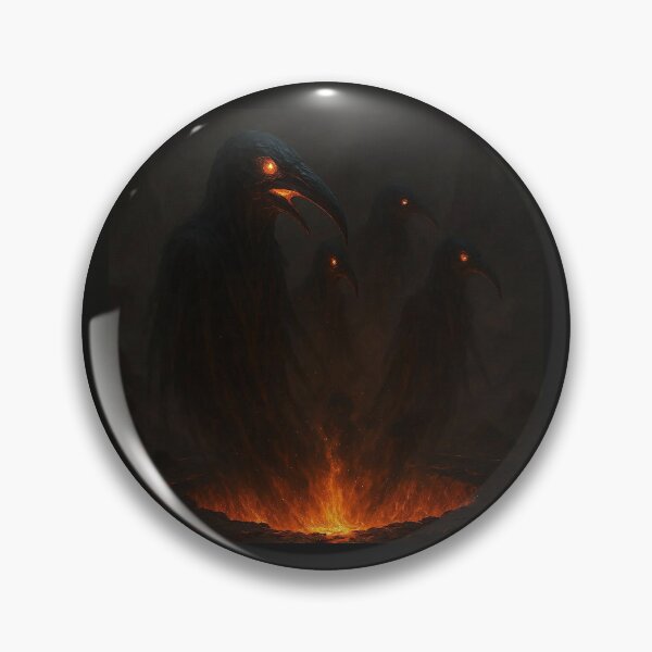 Item preview, Fireborne Ravens of the Underworld designed and sold by nikkolaus.