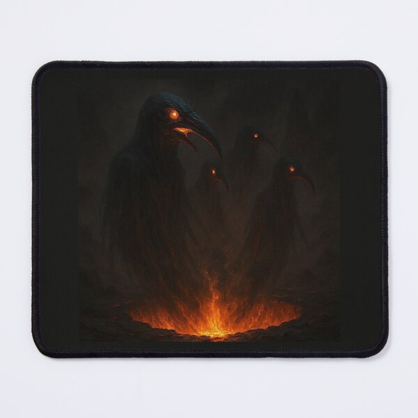 Item preview, Fireborne Ravens of the Underworld designed and sold by nikkolaus.