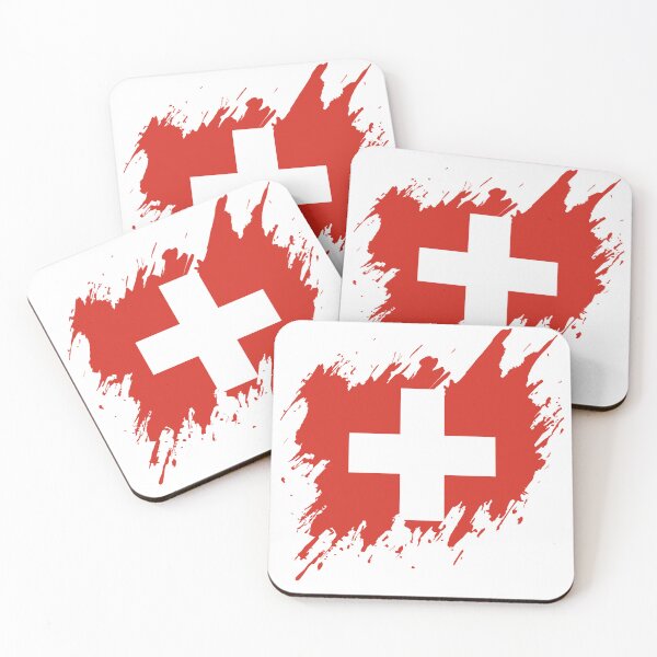 Item preview, Grunge Swiss flag, Swiss pride designed and sold by Dressyourflag.