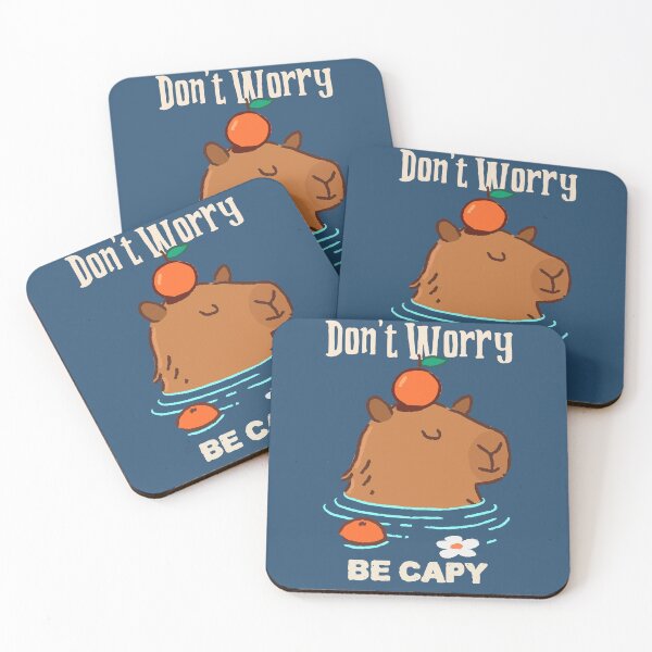 Item preview, DON'T WORRY - BE CAPY Capybara Spa designed and sold by JusTiceT-shirts.