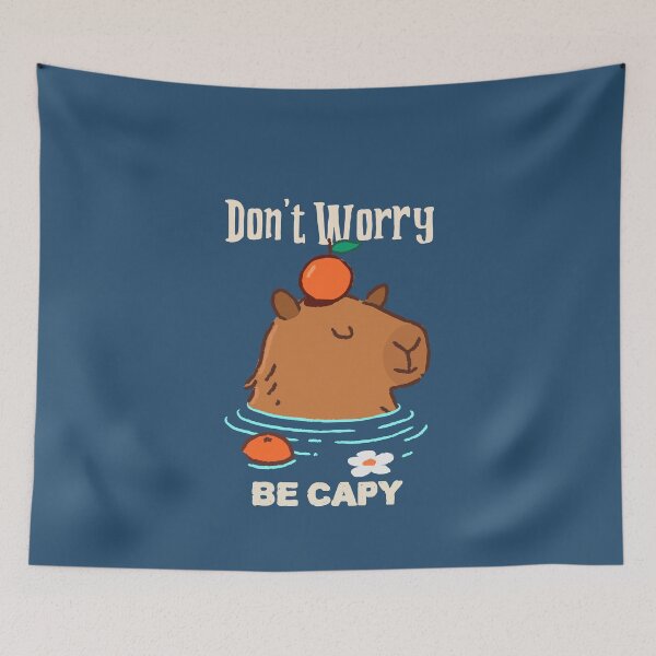 Item preview, DON'T WORRY - BE CAPY Capybara Spa designed and sold by JusTiceT-shirts.