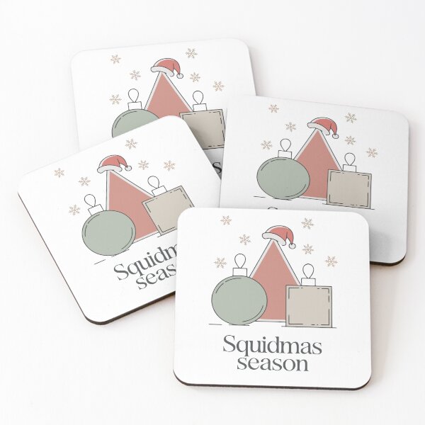 Item preview, Squidmas Season Geometric Holiday Design designed and sold by cabana.space.