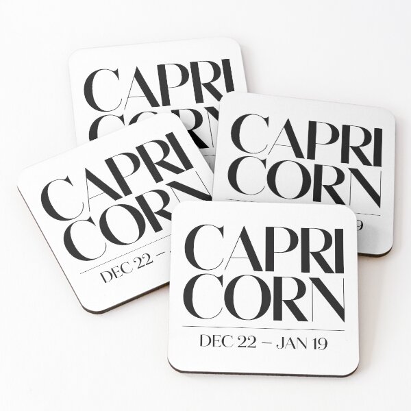 Item preview, Capricorn Form – Bold Zodiac Text Layout designed and sold by SoftyDesigns.