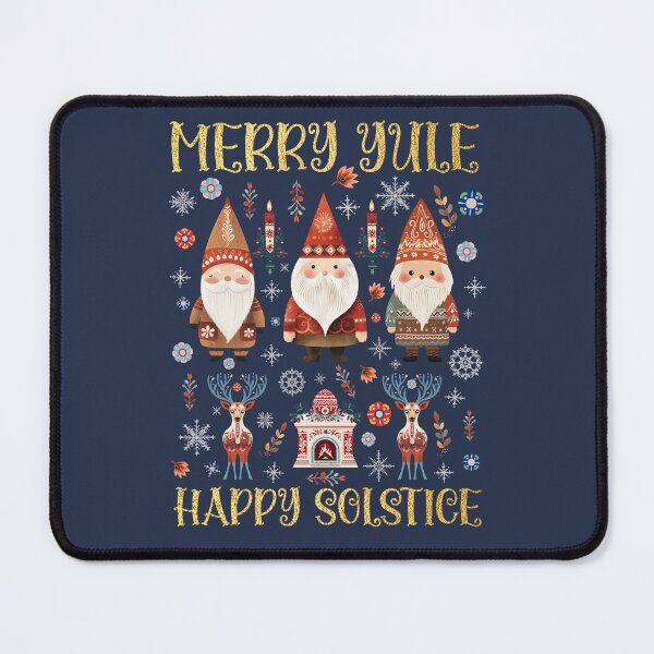 Item preview, Merry Yule Winter Solstice Gnome Tomte - Nordic Folk Art Scandinavian Christmas designed and sold by Pingestre.
