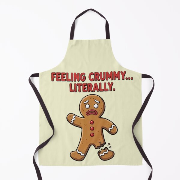 Item preview, Feeling Crummy Literally | Funny Gingerbread Man Pun designed and sold by Chaos & crew.
