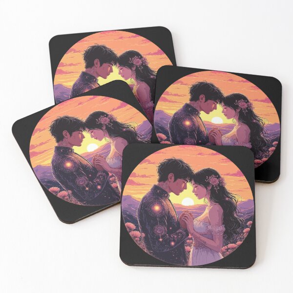 Item preview, Japanese Lovers in Sunset. Love.  designed and sold by PeasyEasy.