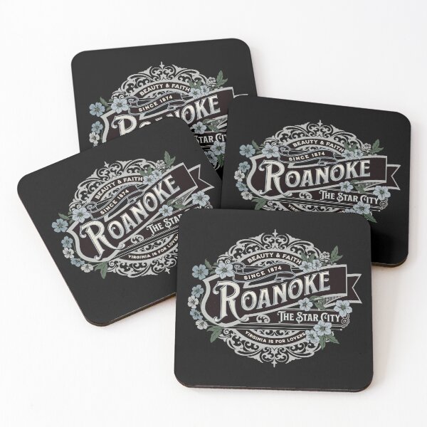 Item preview, Roanoke Star City Vintage Historical Virginia Graphic // Blue Silver designed and sold by 3rd Eye Perceptions.