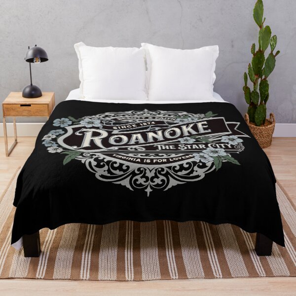 Item preview, Roanoke Star City Vintage Historical Virginia Graphic // Blue Silver designed and sold by 3rd Eye Perceptions.