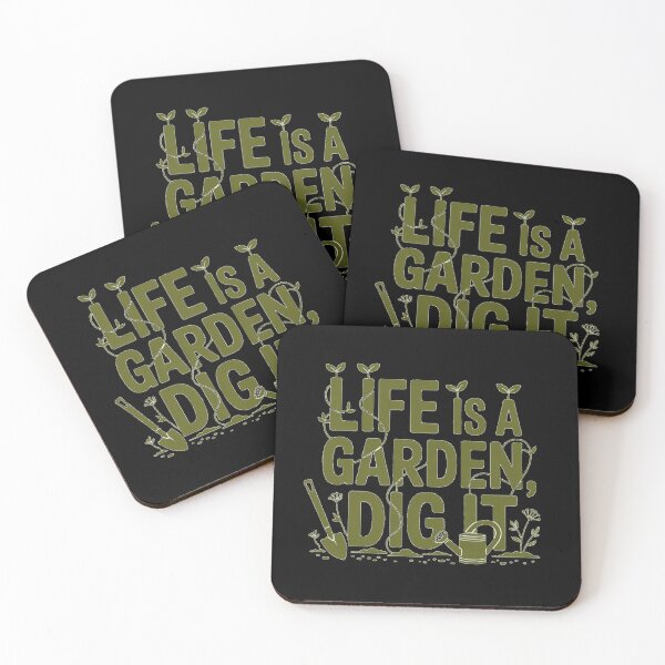 Item preview, Life Is A Garden, Dig It designed and sold by Moonody Designs.