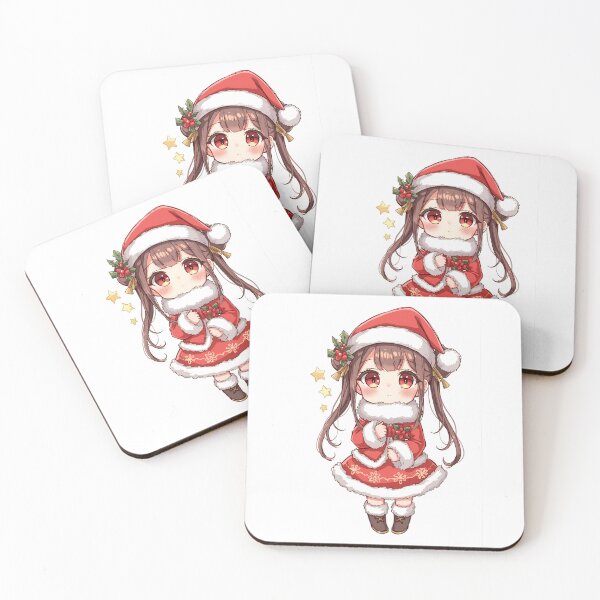 Item preview, Christmas Anime Girl designed and sold by ArtCraftLab.