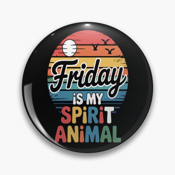 Item preview, Friday Is My Spirit Animal Friday Lover designed and sold by kakashinn.