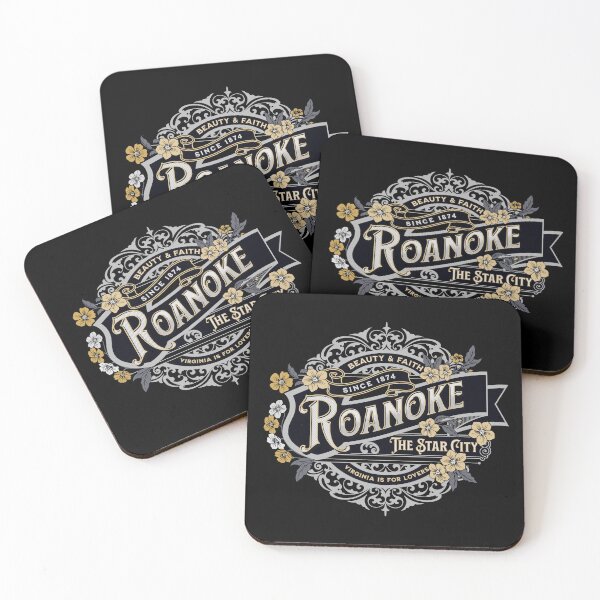 Item preview, Roanoke Star City Vintage Historical Virginia Graphic // Honey Silver designed and sold by 3rd Eye Perceptions.